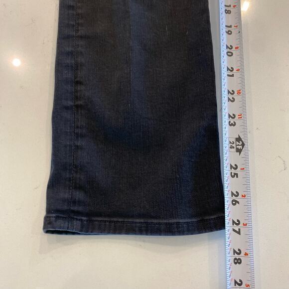 FRAME Le High Straight Leg Cropped‎ Denim Jeans in Maverick Rips Size 28 - Picture 9 of 12